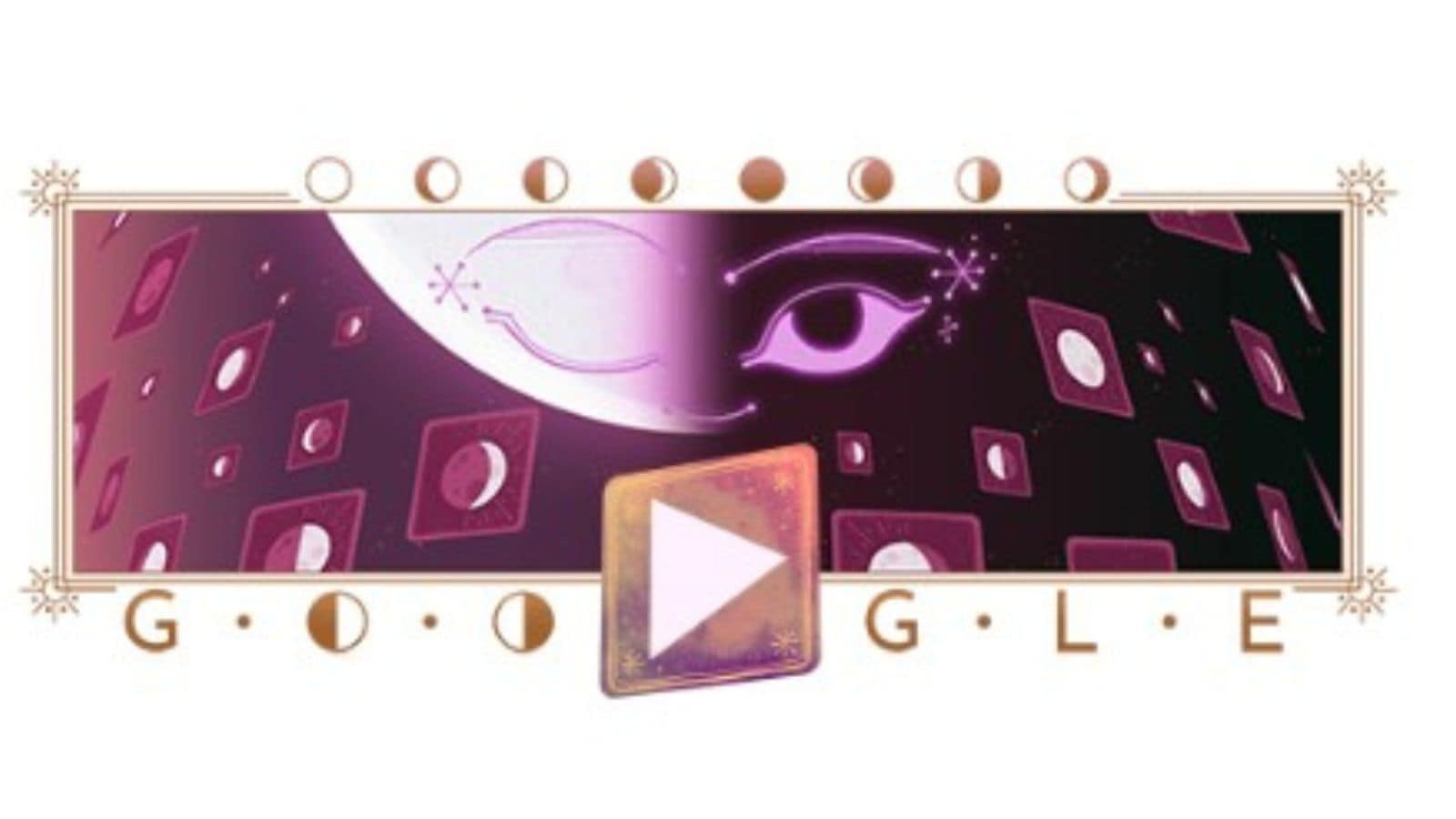 Google celebrates April's final half-moon with an interactive doodle game