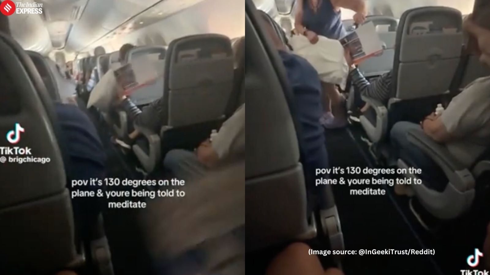Cabin crew asks passengers to ‘meditate' after AC stops working mid-air, video sparks outrage: ‘Incredibly dangerous'