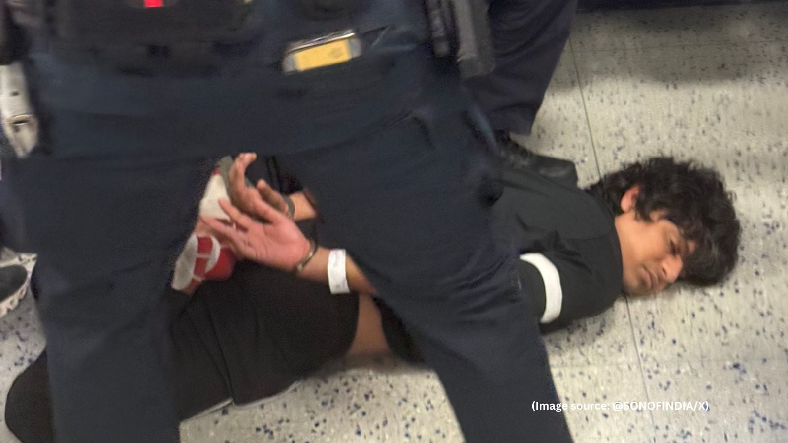 Video shows man pinned down at Newark airport, Indian consulate in touch with US authorities
