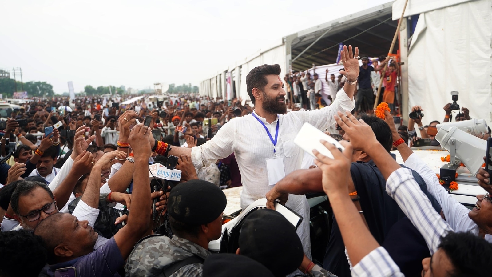 Coming polls will shape Bihar future, says Chirag Paswan at rally