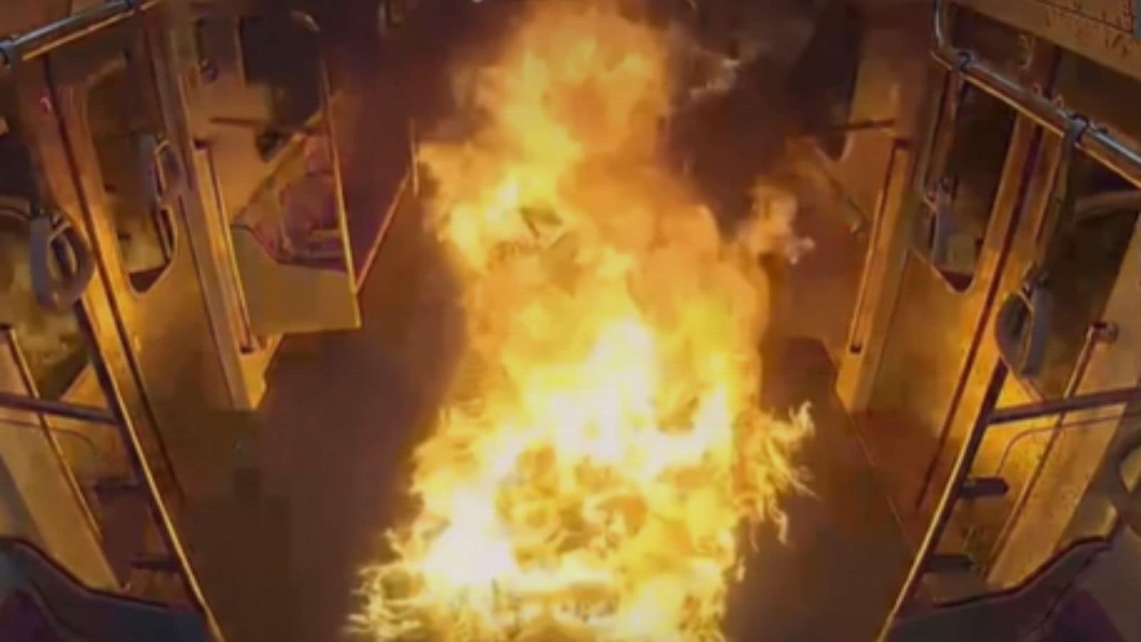 WATCH: Moment Seoul man sets train on fire, 22 hospitalised after anger over divorce leads to arson