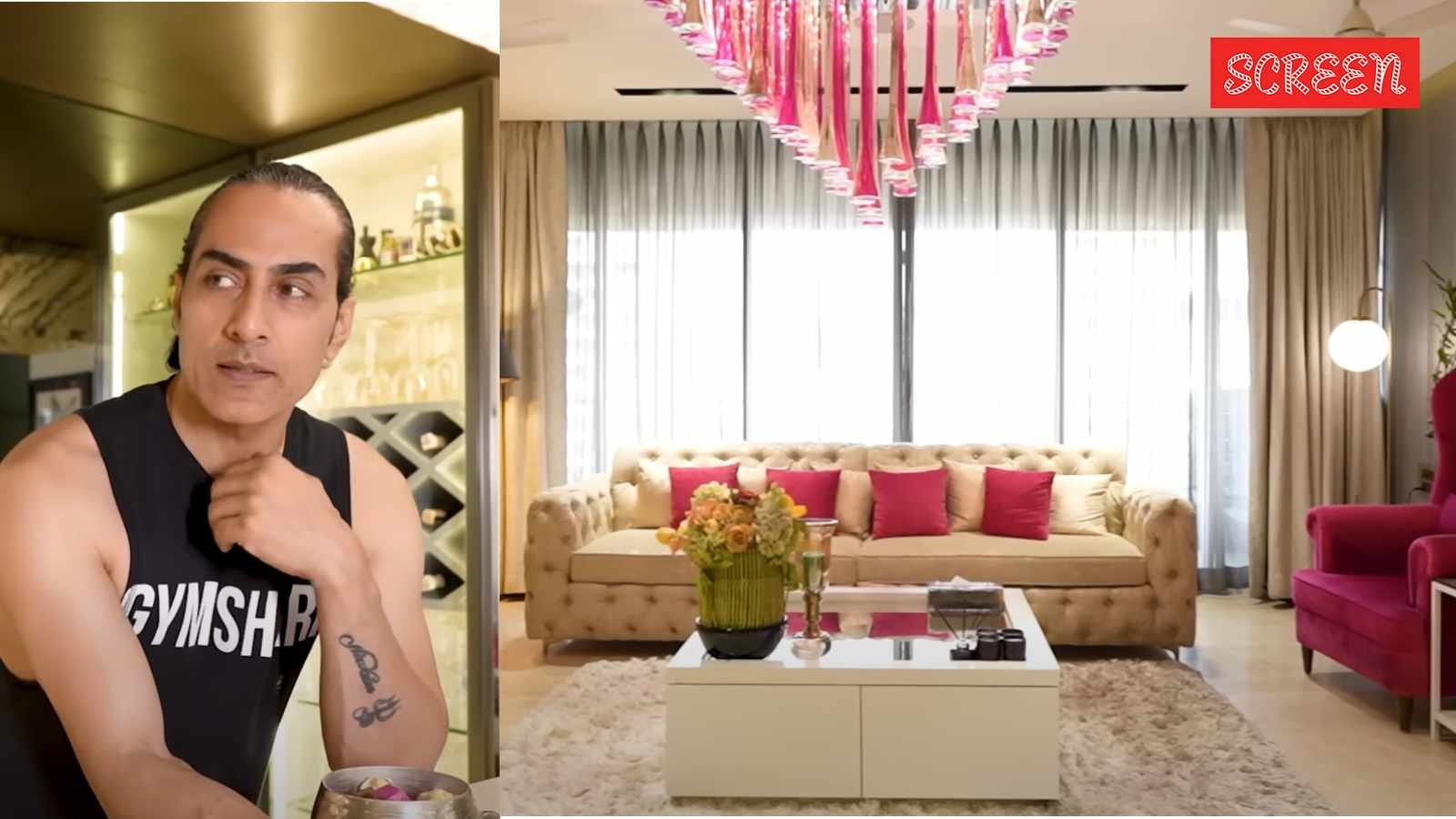 Step inside Sudhanshu Pandey's luxurious Mumbai home with a private theatre, piano, convertible dining table