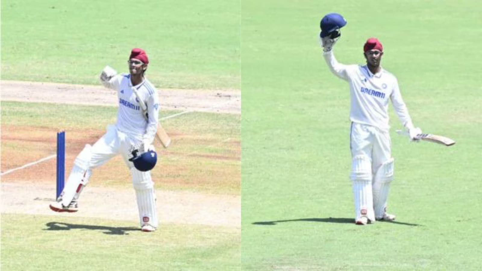 Who is India U-19's Harvansh Singh Pangalia scored century against England U-19 side