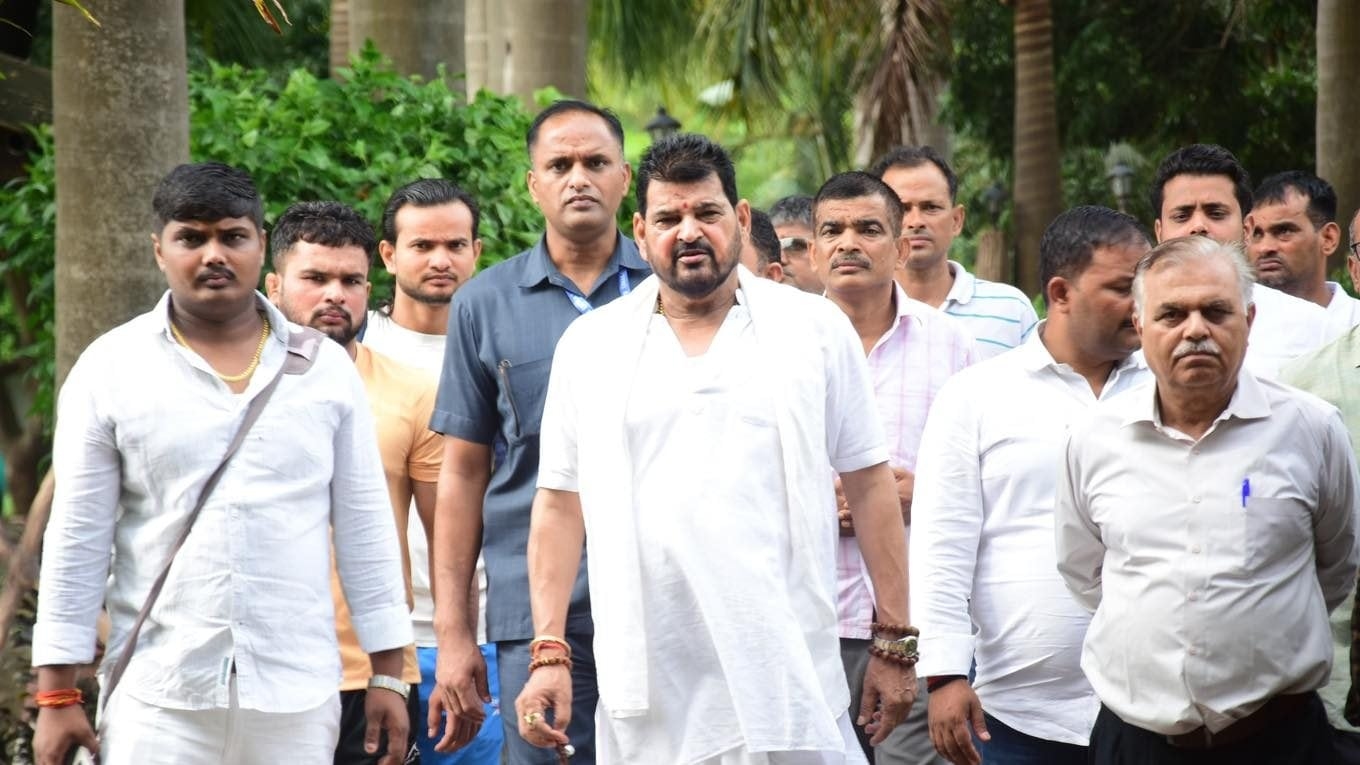 A Rajput show of strength as Brij Bhushan makes star appearance in Haryana wrestling heartland