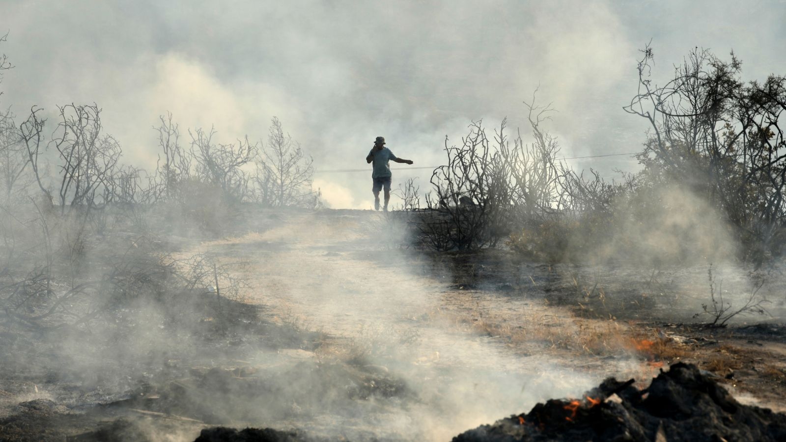 Massive wildfire destroys homes in Cyprus, 2 bodies found in burned-out car