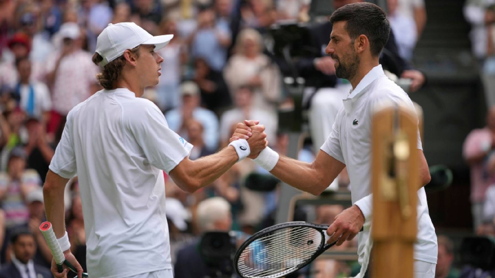Novak Djokovic reaches into his bag of tricks to see off plucky Alex de Minaur, but needs to find a higher level for tougher battles at Wimbledon