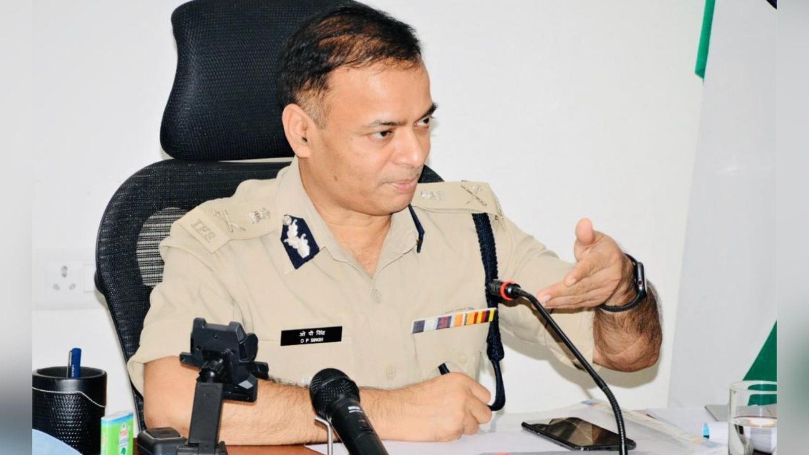 ‘To the people: we're with you; to criminals: you will be found': Haryana DGP O P Singh