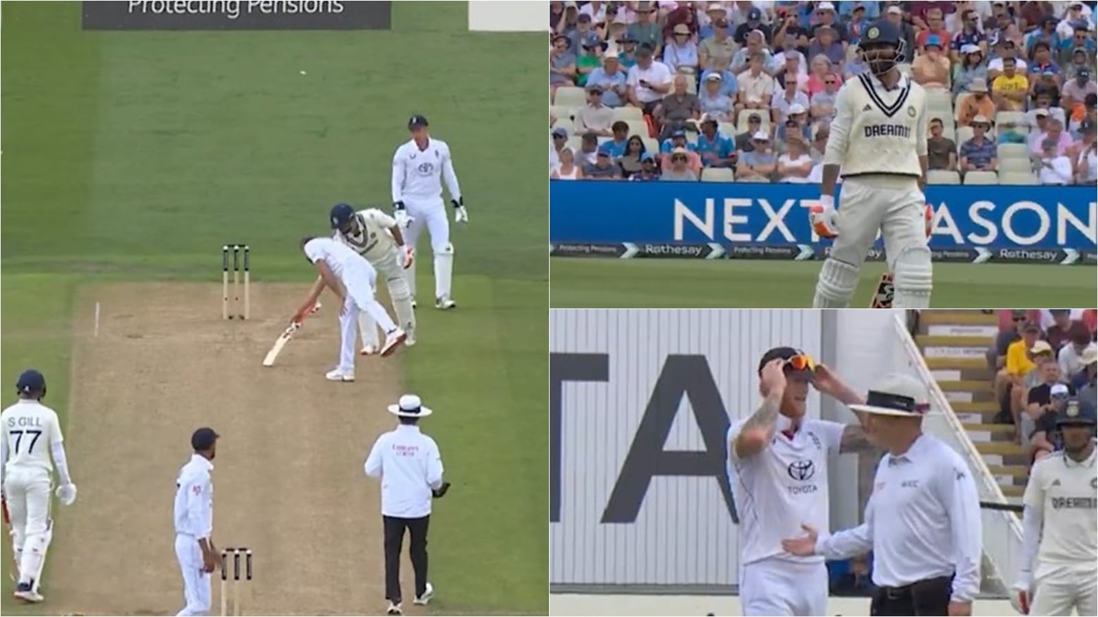 ‘Why would I do that?': Watch Ravindra Jadeja's run-in Ben Stokes and co during IND vs ENG Edgbaston Test