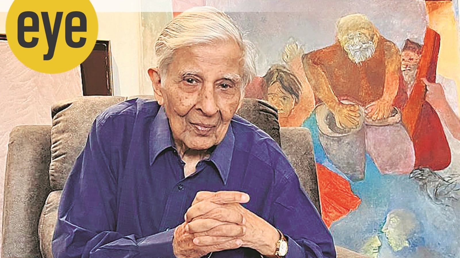 Artist Krishen Khanna turns 100: ‘Creating art is like breathing, I live it daily'