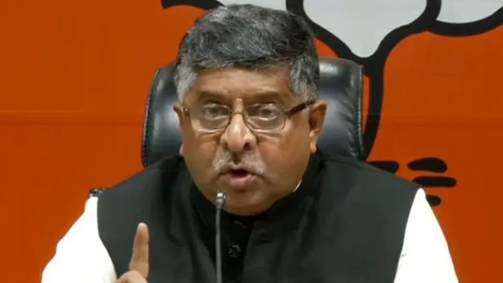 Ravi Shankar Prasad: ‘Why is Congress, Opposition shying away from a debate?'