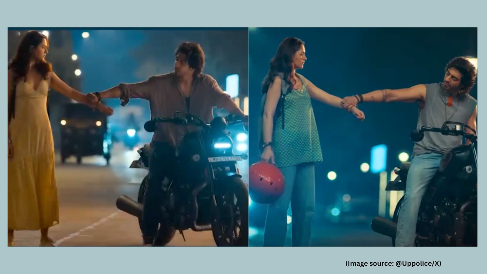 ‘Saiyaara' fever: UP Police issues quirky road safety post featuring Ahaan Panday-Aneet Padda, endorse ‘mohabbat mei safety'