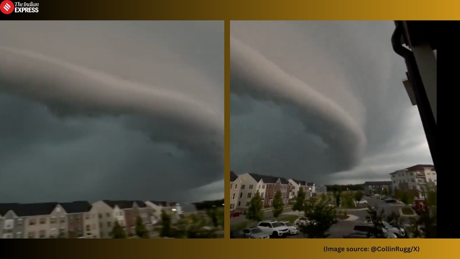 Watch: Dramatic shelf cloud rolls through DC amid tornado and flood alerts