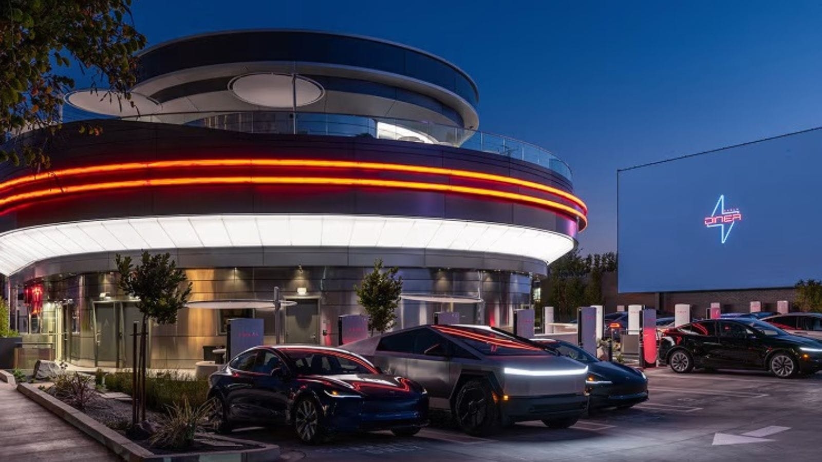 Elon Musk opens a Tesla Diner in Los Angeles: Here's all you need to know about the retro-futuristic spot that's a peak Tesla tech experience