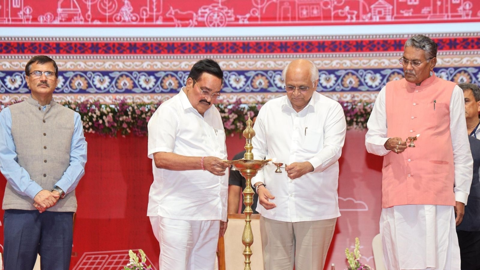Gujarat CM felicitates newly elected sarpanches, warns them against being misguided towards corruption