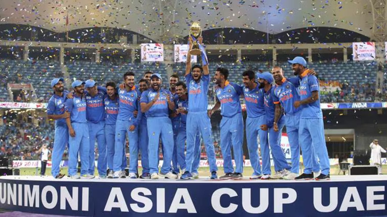 Asia Cup in UAE from September 9 to 28, India-Pakistan clash on September 14