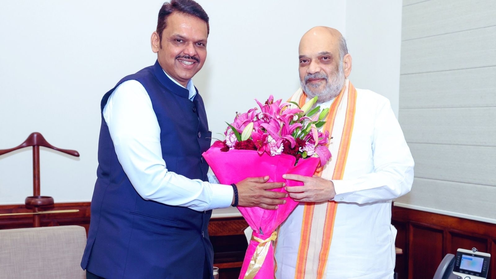 Maharashtra CM Fadnavis meets Amit Shah, Union ministers; effort to fast-track mega projects in Maharashtra