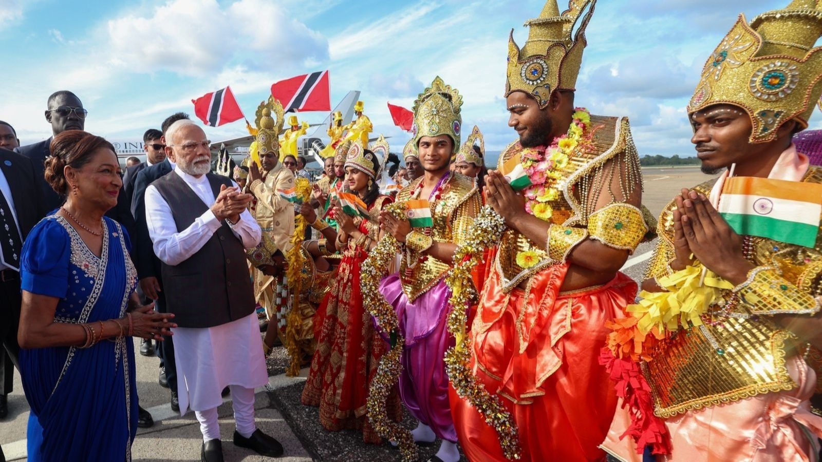 ‘Part of one family': PM Modi hails Indian community's journey during visit to Trinidad and Tobago