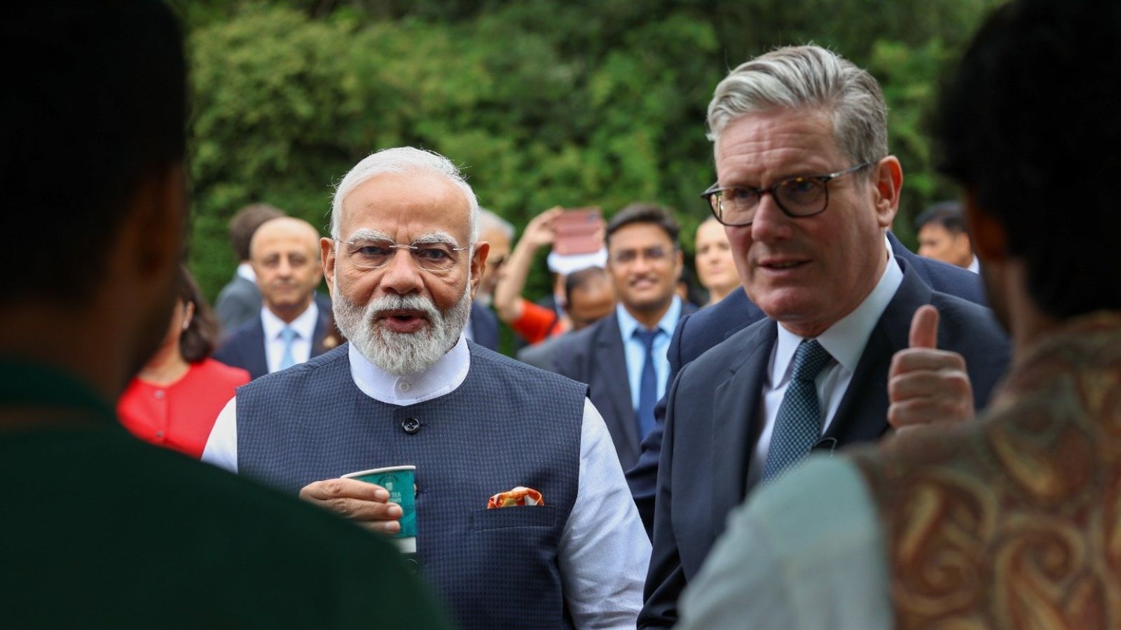 ‘Chai Pe Charcha' at Chequers: PM Modi and Keir Starmer ‘brew stronger India-UK ties'