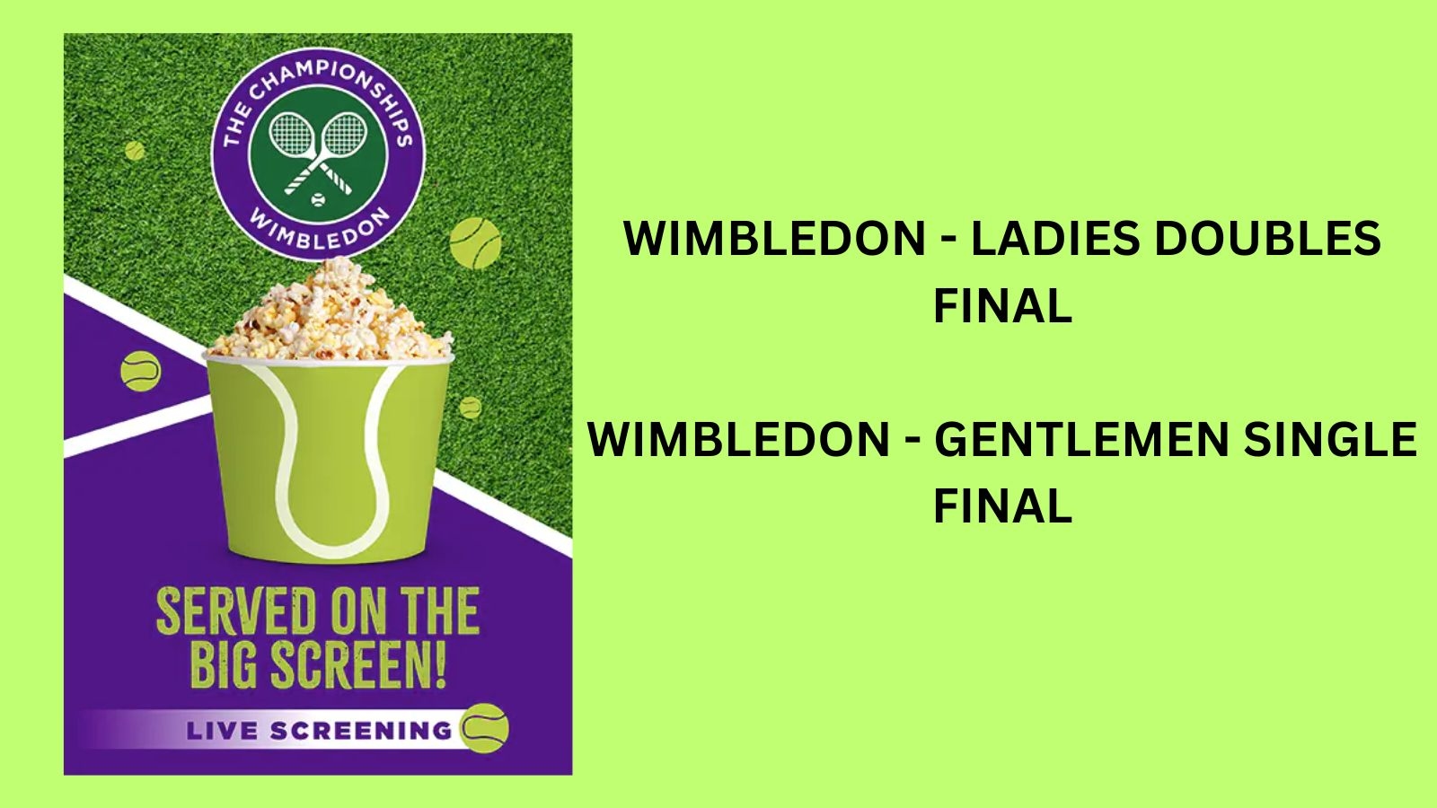 In a first, PVR Inox to screen Wimbledon Finals Live in India. Check cities and timings