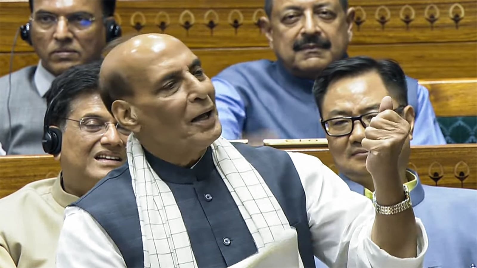 Downed fighter jets to Trump role in ceasefire: How Rajnath Singh responded to 3 Opposition questions