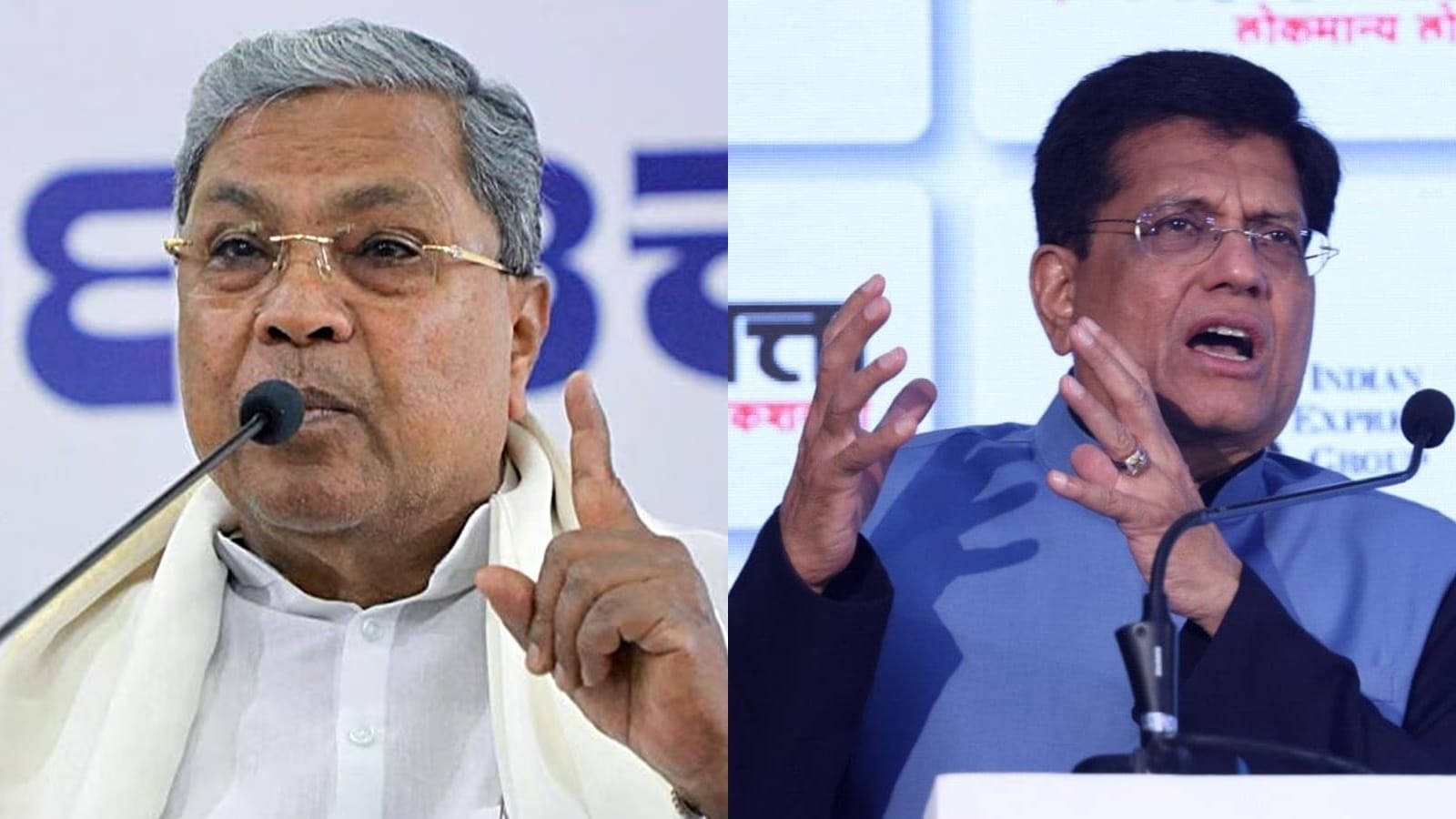 ‘Siddaramaiah must clarify whether he is weakening India to serve external interests': Minister Piyush Goyal slams Karnataka CM over vaccine remarks