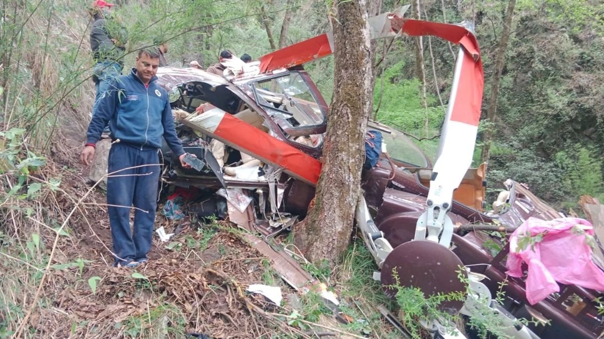Uttarkashi chopper crash: Main rotor blade struck overhead cable, pilot tried to land, says AAIB report