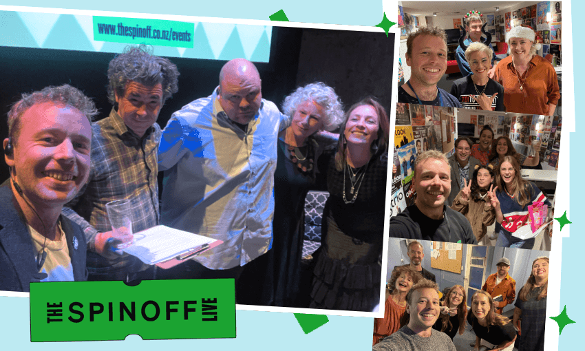 All the backstage selfies from The Spinoff's live events, ranked