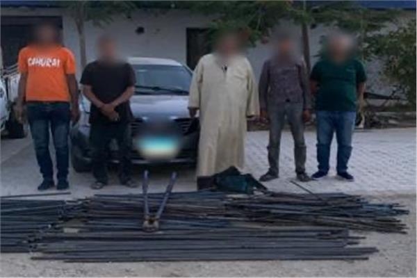 حبس تشكيل عصابي تخصص في سرقة المواقع تحت الإنشاء بالتجمع الأول