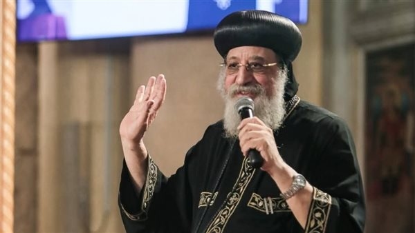 البابا تواضروس الثاني يلتقي الدارسين وأعضاء هيئة تدريس الكلية الإكليريكية بالإسكندرية