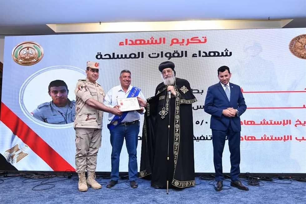 ندوة تثقيفية لقوات الدفاع الشعبي في الكاتدرائية بحضور البابا تواضروس (صور)