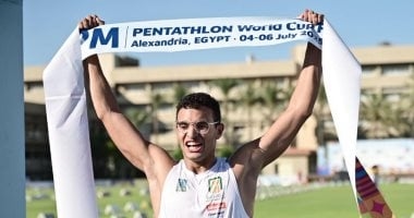 معتز وائل يتوج بذهبية نهائي كأس العالم للخماسي الحديث