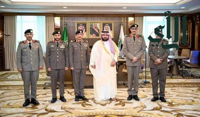 أمير منطقة جازان يستقبل محافظ الهيئة السعودية للمواصفات والمقاييس والجودة
