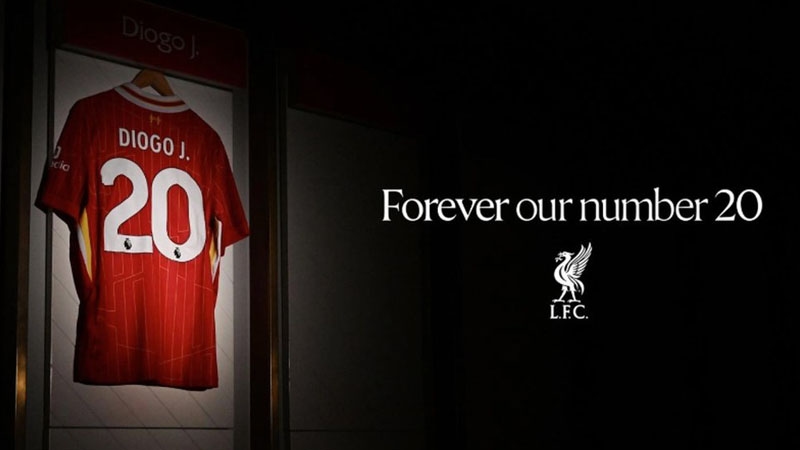 ليفربول يحجب رقم 20 الخاص بجوتا إلى الأبد