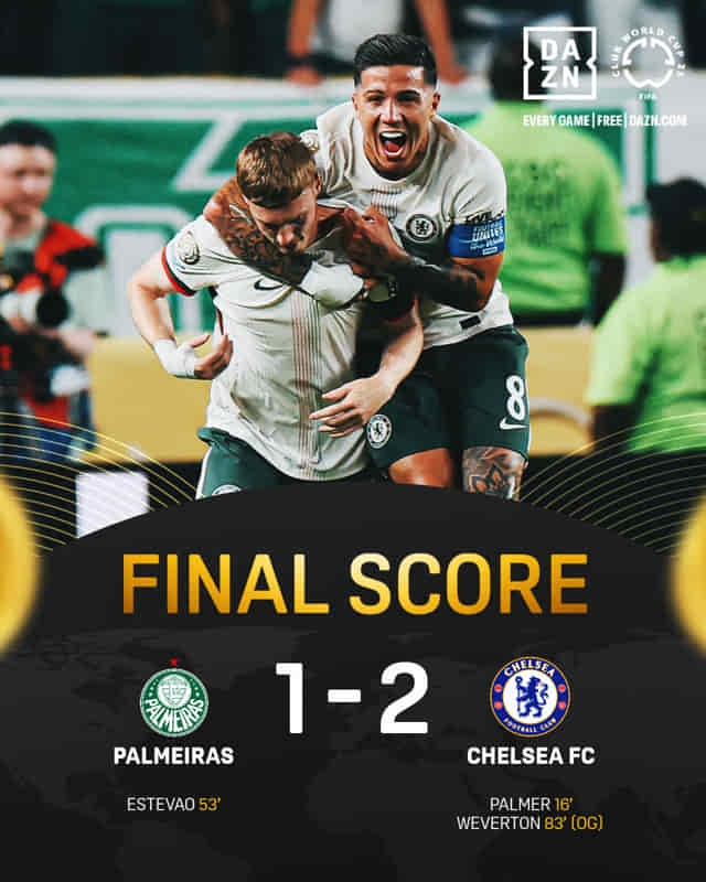 تشيلسي يتأهل إلى نصف نهائي كأس العالم للأندية بعد فوز مثير على بالميراس 2-1