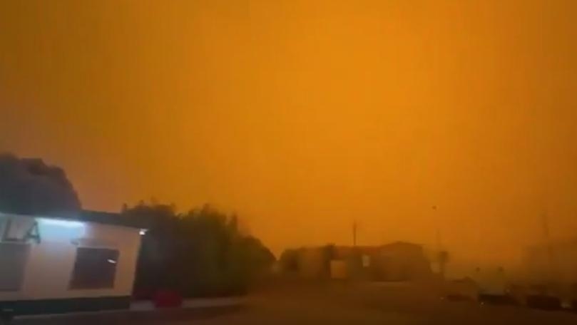 Watch: Heatwave Triggers Massive Fire