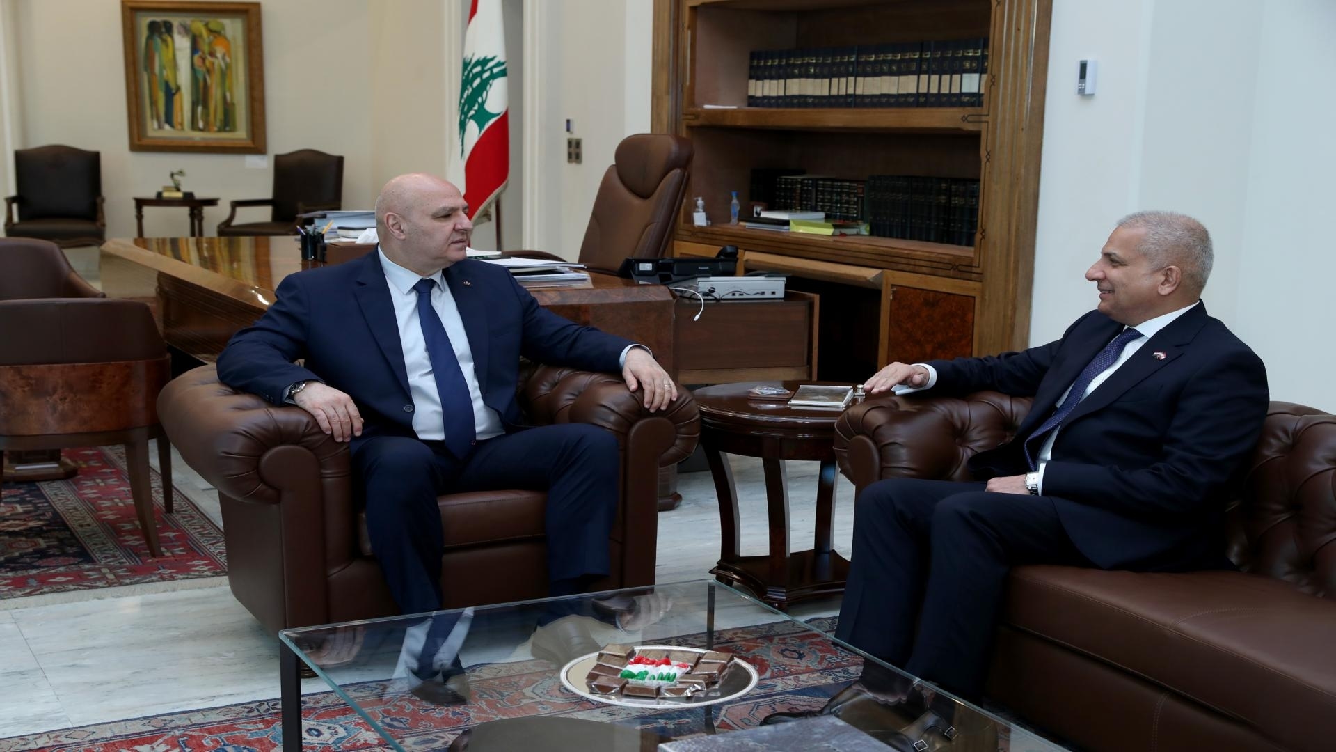 03 Jul 2025 11:55 AM Aoun, Iraqi envoy discusses strengthening bilateral ties