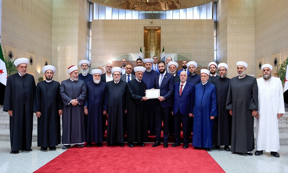 المفتي يدخل دمشق من البوابة الأموية