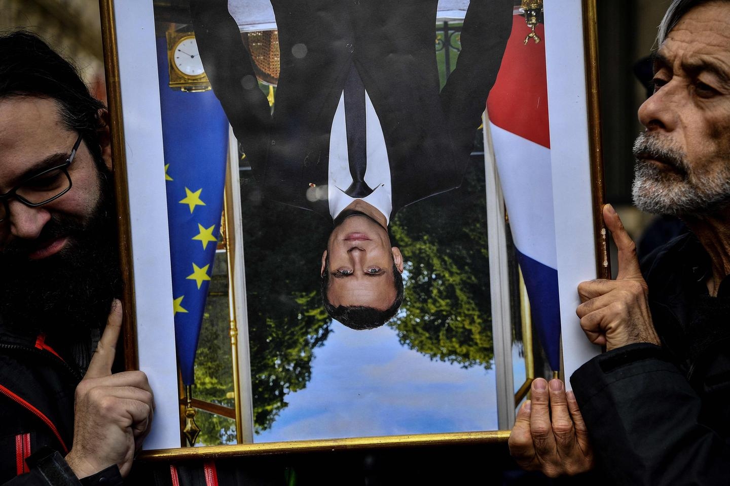 European court says France has right to fine presidential portrait snatchers