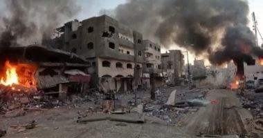 استشهاد 7 فلسطينيين فى قصف إسرائيلى على منازل ومدرسة بمدينة غزة