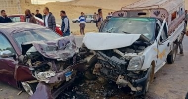 إصابة 14 عاملا فى انقلاب سيارة ربع نقل بدمياط