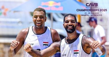 فوز رجال الطائرة الشاطئية على النيجر في بطولة أفريقيا