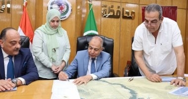 محافظ المنيا يعتمد الحدود الإدارية النهائية مع المحافظات المجاورة