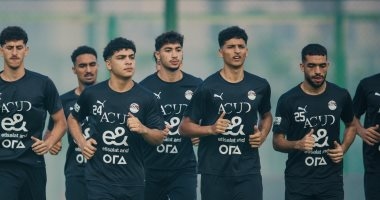 منتخب الشباب يواصل تدريباته على فترتين استعدادا لوديتىّ الكويت