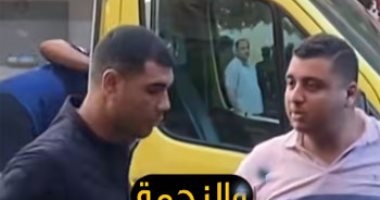 بطل حريق سنترال رمسيس.. رجل حماية مدنية اقتحم النيران لإنقاذ الأرواح (فيديو)