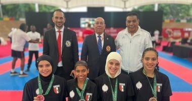 36 ميدالية حصاد الكاراتيه فى بطولة أفريقيا بنيجيريا