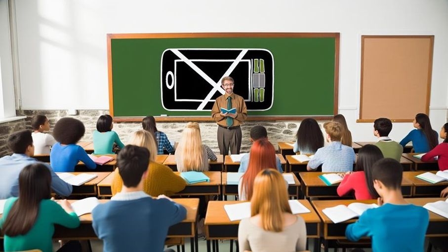 حظر الهواتف الذكية في المدارس يحسن من التركيز