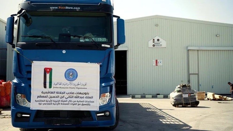 New Aid Convoy Departs from Jordan to Gaza - Jordan News
