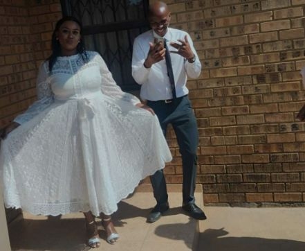 South African bride wows in R320 Temu wedding dress that looked anything but budget