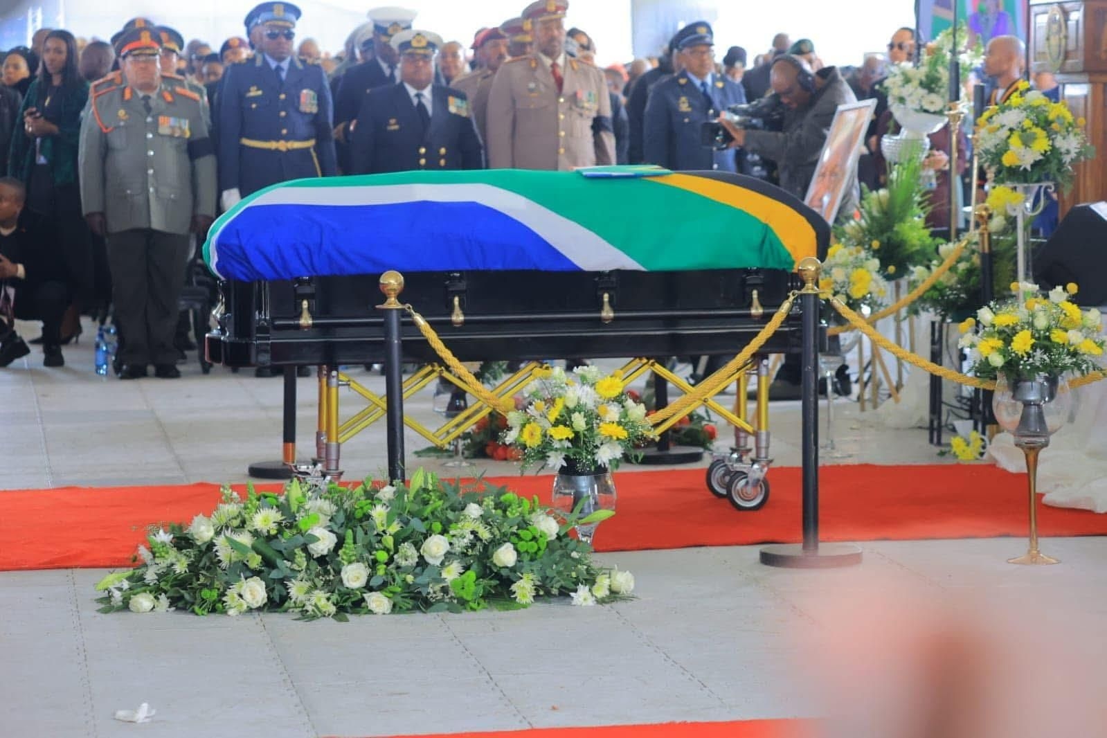 Cyril Ramaphosa pays tribute to David Mabuza at state funeral