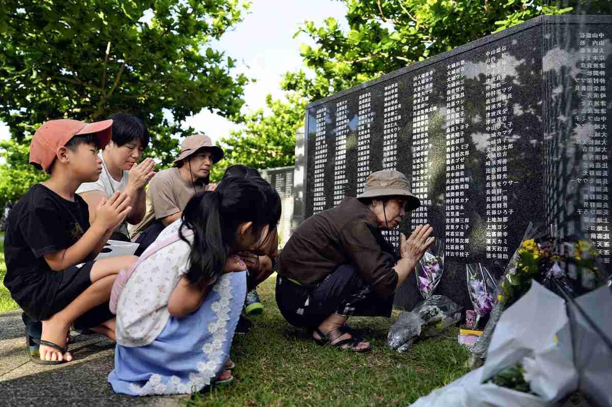 Okinawa Marks 80th Anniversary of Fierce WWII Battle; Names of Yamato Battleship Crew Added to Peace Memorial